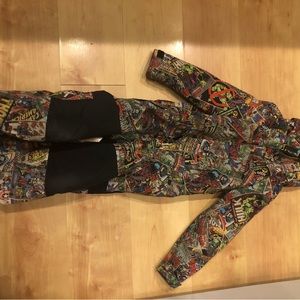 Burton Marvel mini shredder snowsuit 4-7 yr